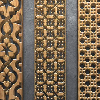 Intra απο ξύλο plywood 3mm-4mm πάχος – Διακοσμητικά αρχεία μοτίβων κοπής με λέιζερ Δίασταση 20x20 cm INTRAFABR-124676340 - Image 3