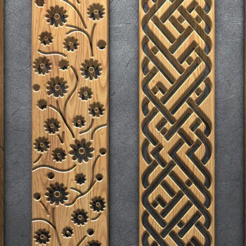 Intra απο ξύλο plywood 3mm-4mm πάχος – Διακοσμητικά αρχεία μοτίβων κοπής με λέιζερ Δίασταση 20x20 cm INTRAFABR-124676340 - Image 4