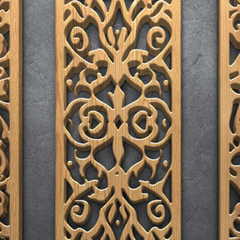 Intra απο ξύλο plywood 3mm-4mm πάχος – Πακέτο διακοσμητικών ξύλινων πάνελ Δίασταση  20x20 cm INTRAFABR-124679690 - Image 2