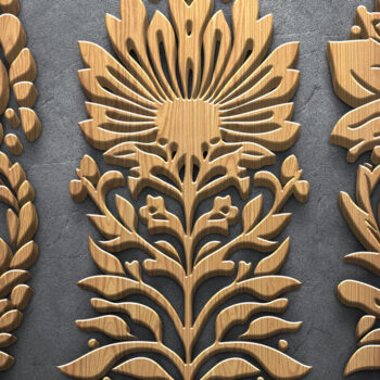 Intra απο ξύλο plywood 3mm-4mm πάχος – Πακέτο διακοσμητικών ξύλινων πάνελ Δίασταση  20x20 cm INTRAFABR-124679690 - Image 3