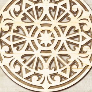 Intra απο ξύλο plywood 3mm-4mm πάχος – Διακοσμητικό διακοσμητικό κομμένο αρχείο σουβέρ Δίασταση  40x30 cm INTRAFABR-102322874