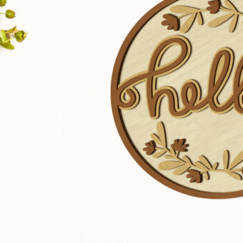 Intra απο ξύλο plywood 3mm-4mm πάχος – Διακοσμητικό διακοσμητικό πάνελ κοπής με λέιζερ Δίασταση 40x30 cm INTRAFABR-92288116 - Image 2