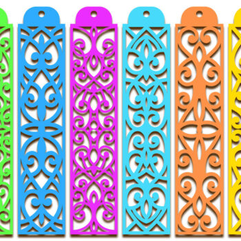 Intra απο ξύλο plywood 3mm-4mm πάχος – Πακέτο σελιδοδεικτών με κομμένα λέιζερ στολίδια Δίασταση 20x20 cm INTRAFABR-71856332 - Image 3