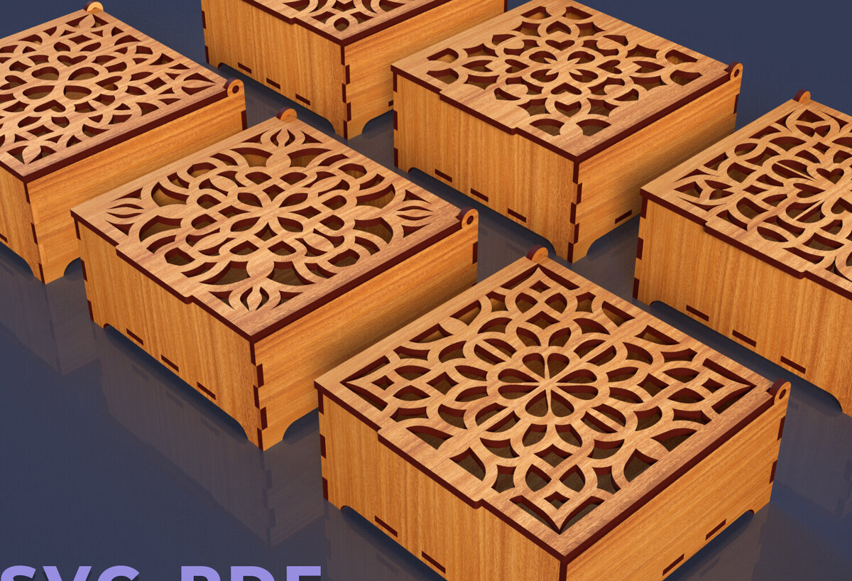 Intra απο ξύλο plywood 3mm-4mm πάχος – Στολίδια Ξύλινο κουτί δώρου 02 Δίασταση  20x20 cm INTRAFABR-84048185