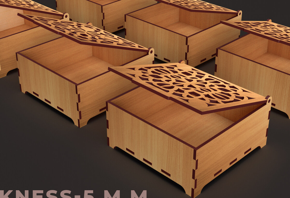 Intra απο ξύλο plywood 3mm-4mm πάχος – Στολίδια Ξύλινο κουτί δώρου 03 Δίασταση  20x20 cm INTRAFABR-84048590