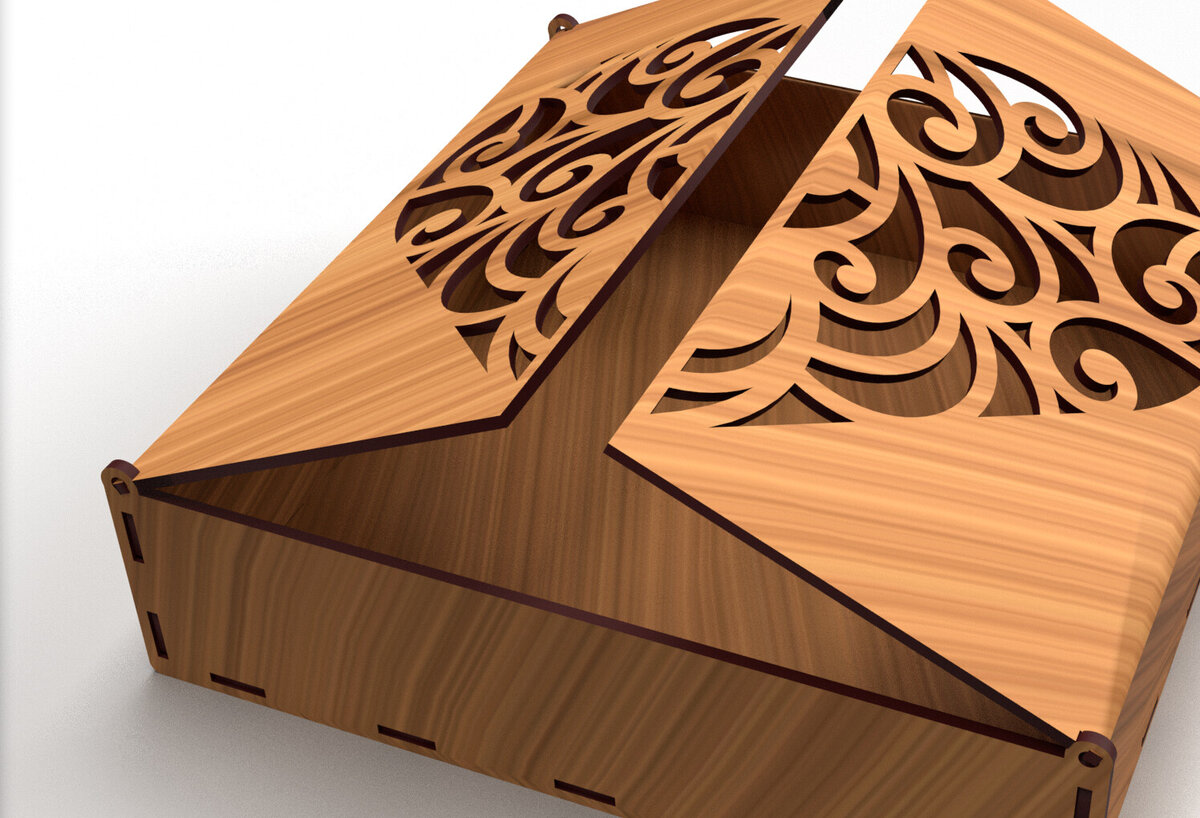 Intra απο ξύλο plywood 3mm-4mm πάχος – Στολίδια Ξύλινο κουτί δώρου 07 Δίασταση  20x20 cm INTRAFABR-80967841