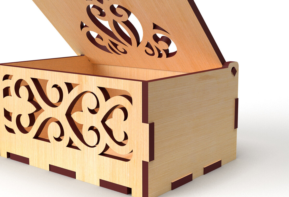 Intra απο ξύλο plywood 3mm-4mm πάχος – Στολίδια Ξύλινο κουτί δώρου 08 Δίασταση  20x20 cm INTRAFABR-82231508