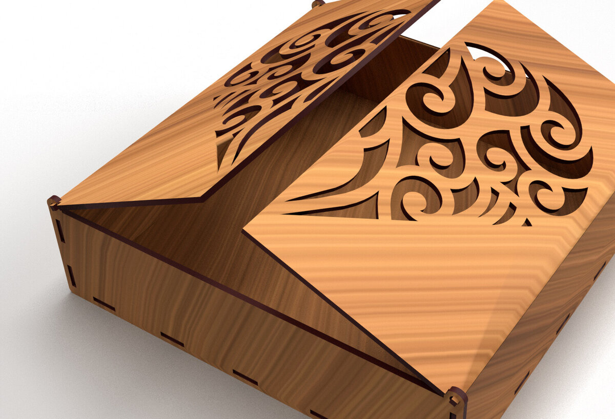 Intra απο ξύλο plywood 3mm-4mm πάχος – Στολίδια Ξύλινο κουτί δώρου 08 Δίασταση  20x20 cm INTRAFABR-80968565