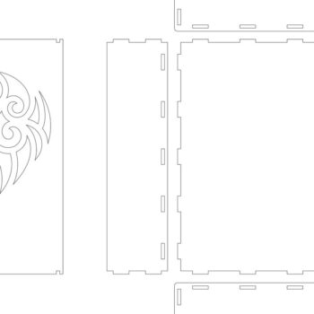Intra απο ξύλο plywood 3mm-4mm πάχος – Στολίδια Ξύλινο κουτί δώρου 10 Δίασταση  20x20 cm INTRAFABR-80968513 - Image 3