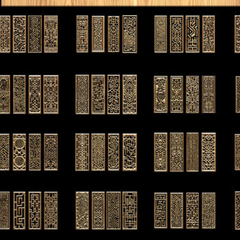 Intra απο ξύλο plywood 3mm-4mm πάχος – Περίτεχνη δέσμη σχεδίασης κοπής με λέιζερ Δίασταση 20x20 cm INTRAFABR-118188290 - Image 1