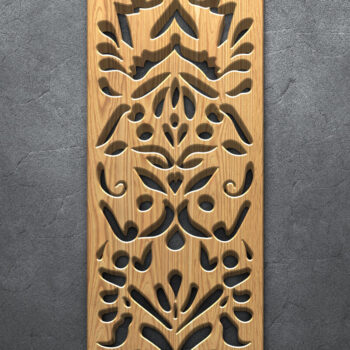 Intra απο ξύλο plywood 3mm-4mm πάχος – Περίτεχνα πάνελ κοπής με κύλιση με λέιζερ Δίασταση  20x20 cm INTRAFABR-124928853 - Image 4