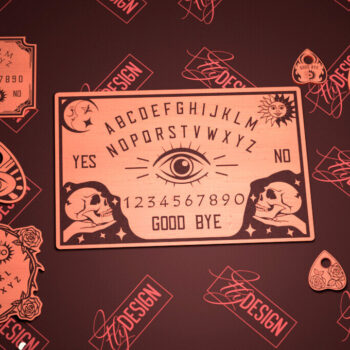 Intra απο ξύλο plywood 3mm-4mm πάχος – Πακέτο κοπής με λέιζερ σανίδα Ouija | Αρχεία CNC Δίασταση 20x20 cm INTRAFABR-103867473 - Image 1