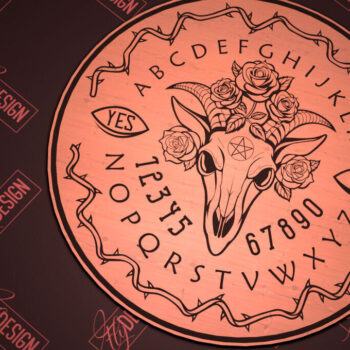 Intra απο ξύλο plywood 3mm-4mm πάχος – Πακέτο κοπής με λέιζερ σανίδα Ouija | Αρχεία CNC Δίασταση 20x20 cm INTRAFABR-103867473 - Image 5