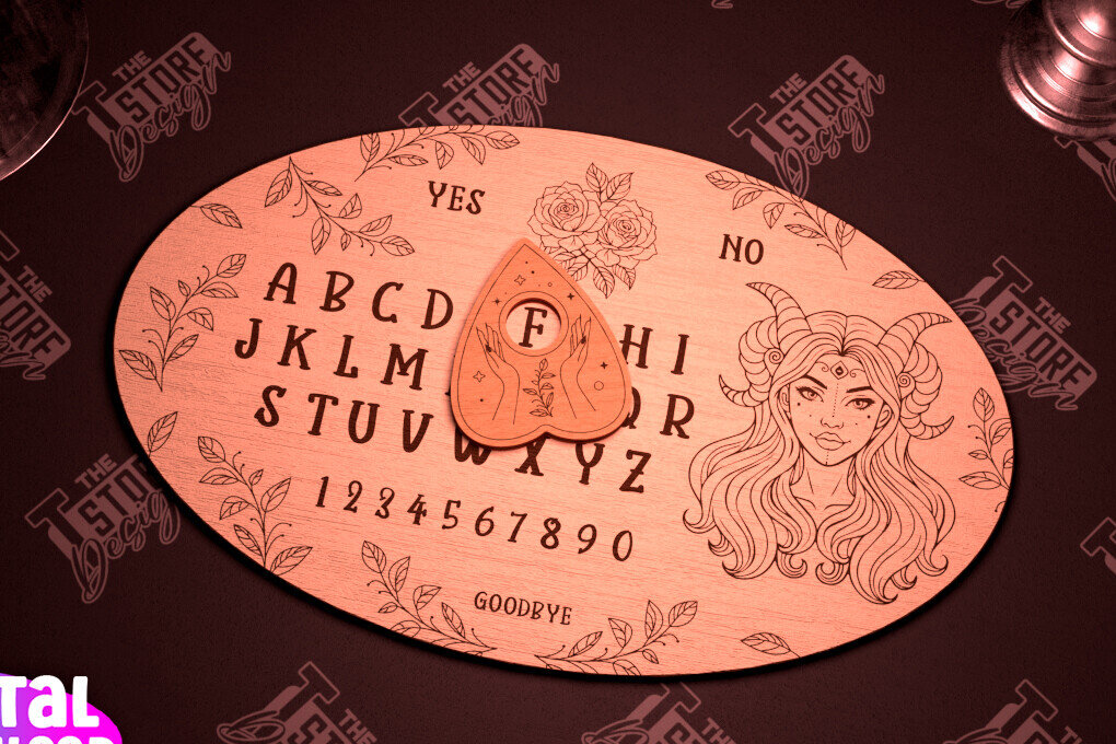 Intra απο ξύλο plywood 3mm-4mm πάχος – Ouija Board | Spirit Board | Απόκρυφο |CNC Δίασταση  20x20 cm INTRAFABR-102595515