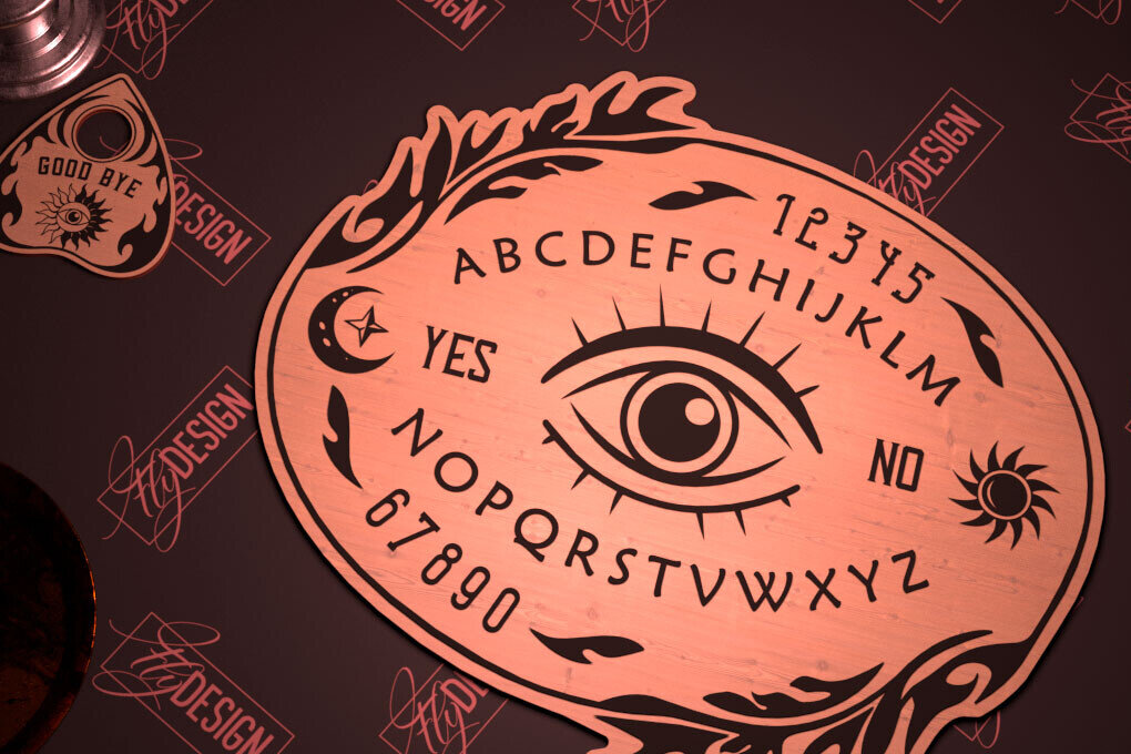 Intra απο ξύλο plywood 3mm-4mm πάχος – Ouija Board | Spirit Board | Απόκρυφο |CNC Δίασταση  20x20 cm INTRAFABR-103867211