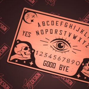 Intra απο ξύλο plywood 3mm-4mm πάχος – Ouija Board | Spirit Board | Απόκρυφο |CNC Δίασταση  20x20 cm INTRAFABR-103867224