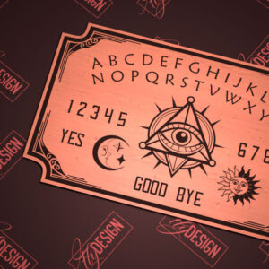 Intra απο ξύλο plywood 3mm-4mm πάχος – Ouija Board | Spirit Board | Απόκρυφο |CNC Δίασταση  20x20 cm INTRAFABR-103867229