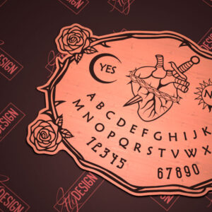 Intra απο ξύλο plywood 3mm-4mm πάχος – Ouija Board | Spirit Board | Απόκρυφο |CNC Δίασταση  20x20 cm INTRAFABR-103867232