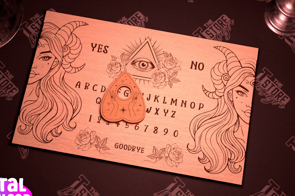 Intra απο ξύλο plywood 3mm-4mm πάχος – Ouija Board | Spirit Board | Απόκρυφο |CNC Δίασταση  20x20 cm INTRAFABR-102595511