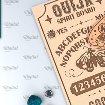 Intra απο ξύλο plywood 3mm-4mm πάχος – Πακέτα κοπής με λέιζερ Ouija Spirit Boards Δίασταση  20x20 cm INTRAFABR-99985175 - Image 5