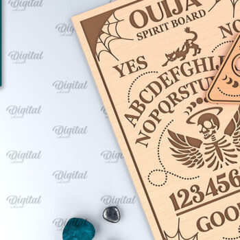 Intra απο ξύλο plywood 3mm-4mm πάχος – Πακέτα κοπής με λέιζερ Ouija Spirit Boards Δίασταση  20x20 cm INTRAFABR-99985175 - Image 6