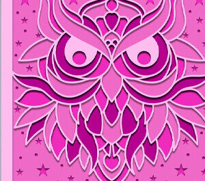 Intra απο ξύλο plywood 3mm-4mm πάχος – Owl Layerd Shadow Box Δίασταση  20x20 cm INTRAFABR-74990942