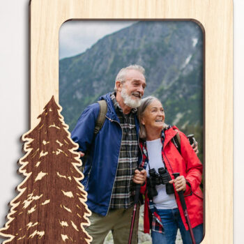 Intra απο ξύλο plywood 3mm-4mm πάχος – Το Adventures Photo Frame Δίασταση 45x45 cm INTRAFABR-102981117 - Image 1