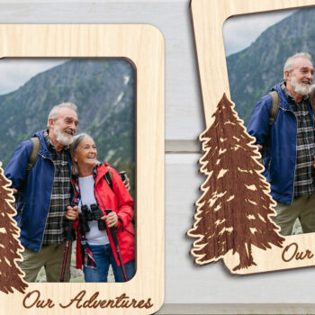 Intra απο ξύλο plywood 3mm-4mm πάχος – Το Adventures Photo Frame Δίασταση 45x45 cm INTRAFABR-102981117 - Image 2