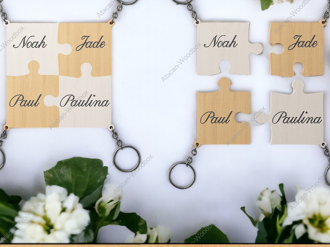 Intra απο ξύλο plywood 3mm-4mm πάχος – Τα αρχεία κοπής με μπρελόκ για το Family Puzzle Δίασταση  5x5 cm INTRAFABR-92300447