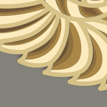 Intra απο ξύλο plywood 3mm-4mm πάχος – Κουκουβάγια Multilayer/Papercut/Laser Cut Δίασταση 20x20 cm INTRAFABR-64872274 - Image 4