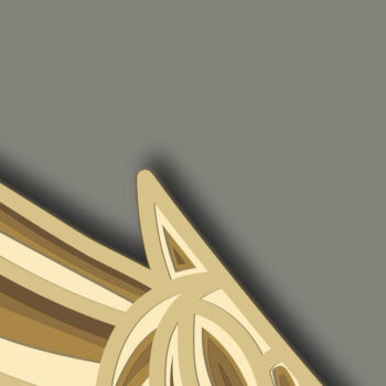 Intra απο ξύλο plywood 3mm-4mm πάχος – Κουκουβάγια Multilayer/Papercut/Laser Cut Δίασταση 20x20 cm INTRAFABR-64872274 - Image 9