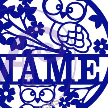 Intra απο ξύλο plywood 3mm-4mm πάχος – Αρχείο αποκοπής Name Sign Δίασταση  40x30 cm INTRAFABR-67410360 - Image 2