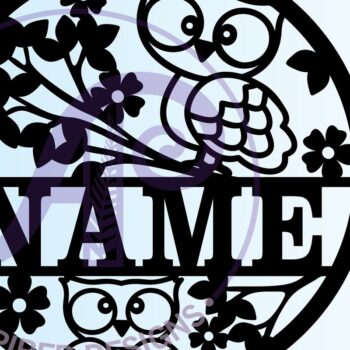 Intra απο ξύλο plywood 3mm-4mm πάχος – Αρχείο αποκοπής Name Sign Δίασταση  40x30 cm INTRAFABR-67410360 - Image 3