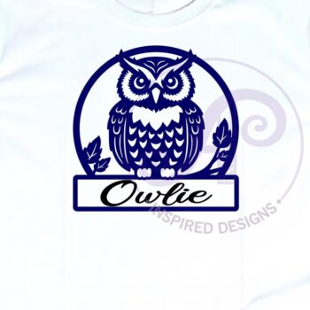 Intra απο ξύλο plywood 3mm-4mm πάχος – Όνομα κουκουβάγιας Επιγραφή τοίχου, Personalized Δίασταση  40x30 cm INTRAFABR-120869443 - Image 4