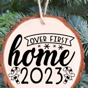 Intra απο ξύλο plywood 3mm-4mm πάχος – Το πρώτο μας Χριστουγεννιάτικο Στολίδι Δίασταση 20x20 cm INTRAFABR-78938636 - Image 1