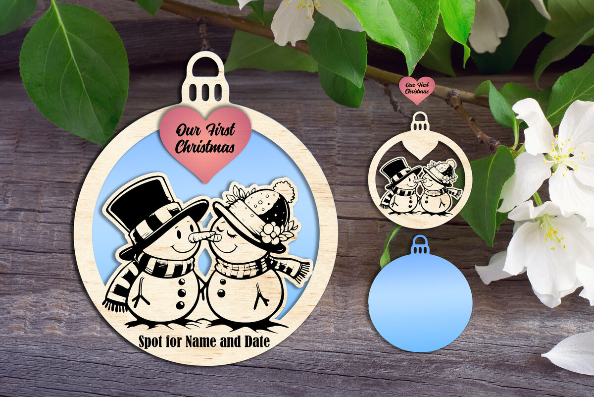 Intra απο ξύλο plywood 3mm-4mm πάχος – Το πρώτο μας χριστουγεννιάτικο στολίδι Δίασταση  20x20 cm INTRAFABR-110945284