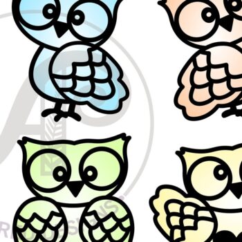 Intra απο ξύλο plywood 3mm-4mm πάχος – Αρχεία αποκοπής λέιζερ δύο επιπέδων κουκουβάγιας Δίασταση  20x20 cm INTRAFABR-66197863 - Image 3