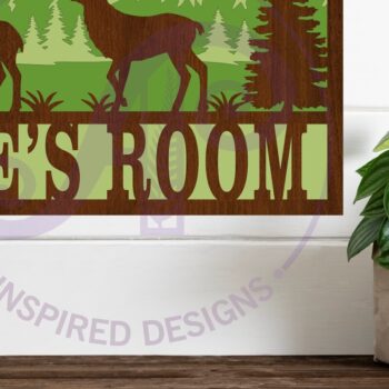 Intra απο ξύλο plywood 3mm-4mm πάχος – Πινακίδα ονόματος σκηνής σε εξωτερικό χώρο 3 επιπέδων Δίασταση 20x20 cm INTRAFABR-87863609 - Image 1