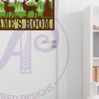 Intra απο ξύλο plywood 3mm-4mm πάχος – Πινακίδα ονόματος σκηνής σε εξωτερικό χώρο 3 επιπέδων Δίασταση 20x20 cm INTRAFABR-87863609 - Image 4