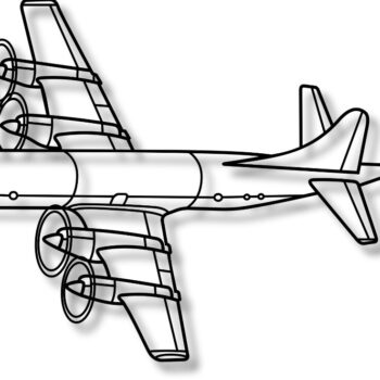 Intra απο ξύλο plywood 3mm-4mm πάχος – Αεροσκάφος P-3C OrionModel Dxf Δίασταση  20x20 cm INTRAFABR-116936092 - Image 1