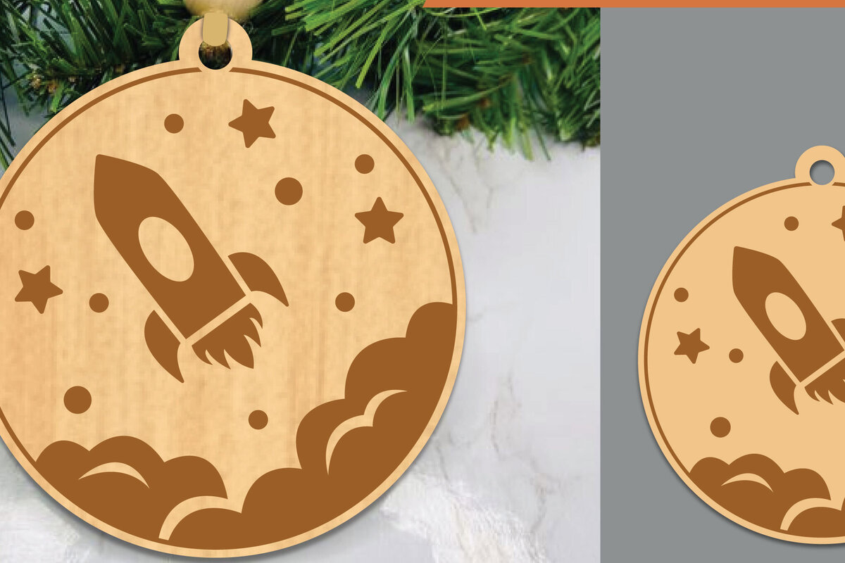 Intra απο ξύλο plywood 3mm-4mm πάχος – Στολίδι κοπής με λέιζερ του εξωτερικού χώρου 2 Δίασταση  20x20 cm INTRAFABR-106401892