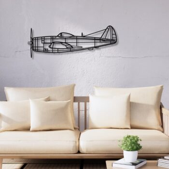 Intra απο ξύλο plywood 3mm-4mm πάχος – P-47 Aircraft Vector Model Δίασταση  20x20 cm INTRAFABR-116999745 - Image 3