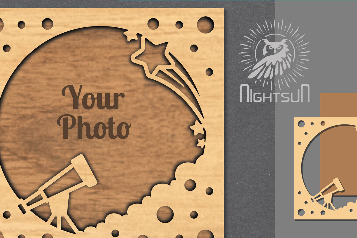 Intra απο ξύλο plywood 3mm-4mm πάχος – Κορνίζα φωτογραφιών με του εξωτερικού διαστήματος 8 Δίασταση  20x20 cm INTRAFABR-112991698