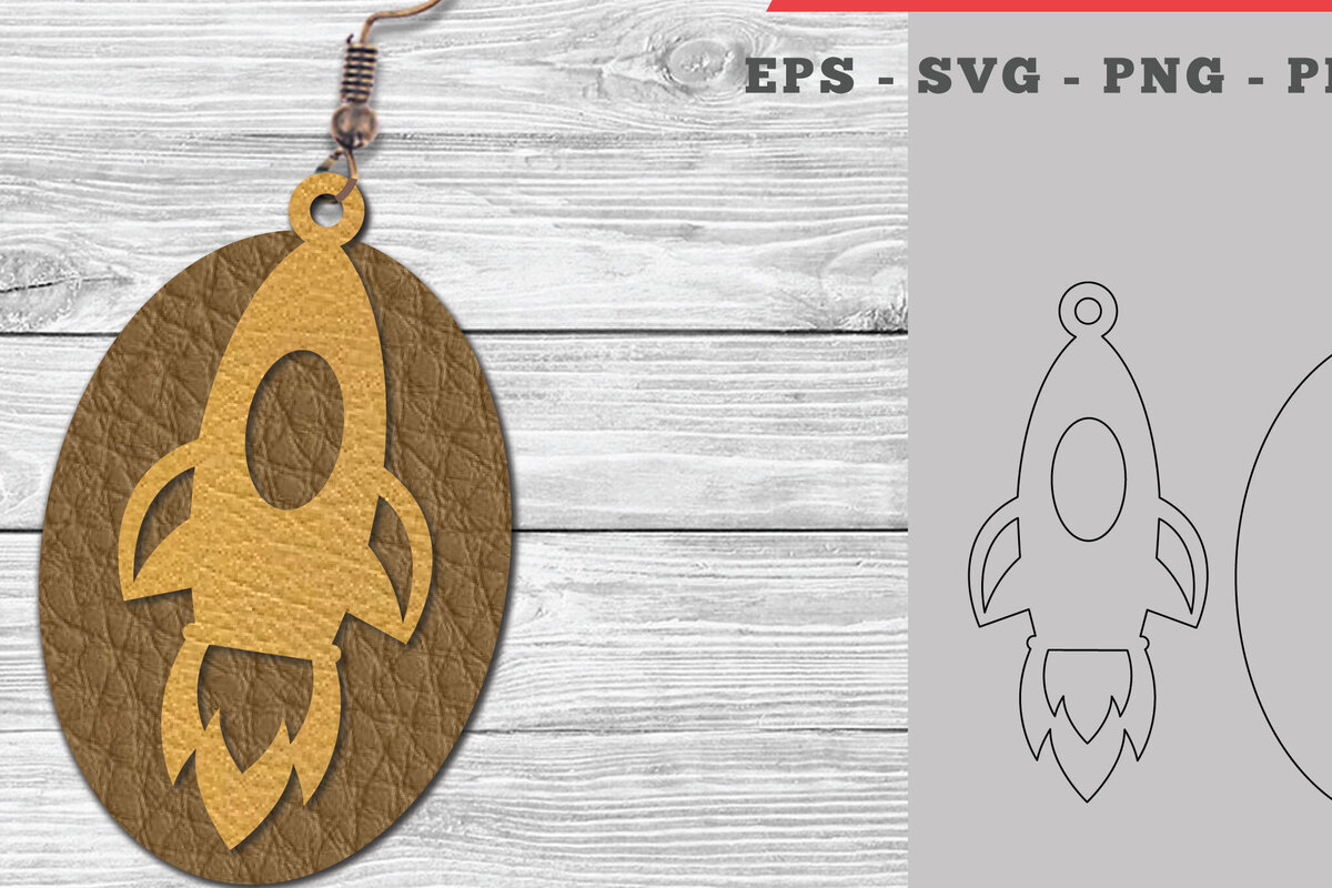 Intra απο ξύλο plywood 3mm-4mm πάχος –  Δερμάτινο Σκουλαρίκι Outer Space 01 Δίασταση  5x5 cm INTRAFABR-106334196