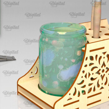 Intra απο ξύλο plywood 3mm-4mm πάχος – Στήριγμα πινέλου βαφής Δίασταση  20x20 cm INTRAFABR-98145758 - Image 1