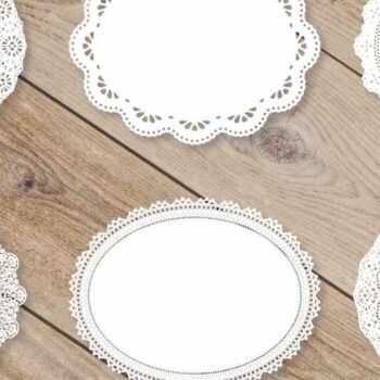 Intra απο ξύλο plywood 3mm-4mm πάχος – Οβάλ Δαντέλα Διακοσμητικό Πακέτο κοπής με λέιζερ Δίασταση  40x30 cm INTRAFABR-79348126 - Image 1