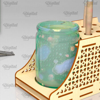 Intra απο ξύλο plywood 3mm-4mm πάχος – Στήριγμα πινέλου βαφής Δίασταση  20x20 cm INTRAFABR-98145903 - Image 1