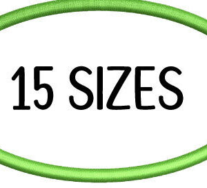 Intra απο ξύλο plywood 3mm-4mm πάχος – Απλικέ Oval Satin Stitch σε 15 μεγέθη Δίασταση  20x20 cm INTRAFABR-124911496