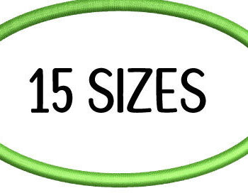 Intra απο ξύλο plywood 3mm-4mm πάχος – Απλικέ Oval Satin Stitch σε 15 μεγέθη Δίασταση 20x20 cm INTRAFABR-124911496 - Image 1