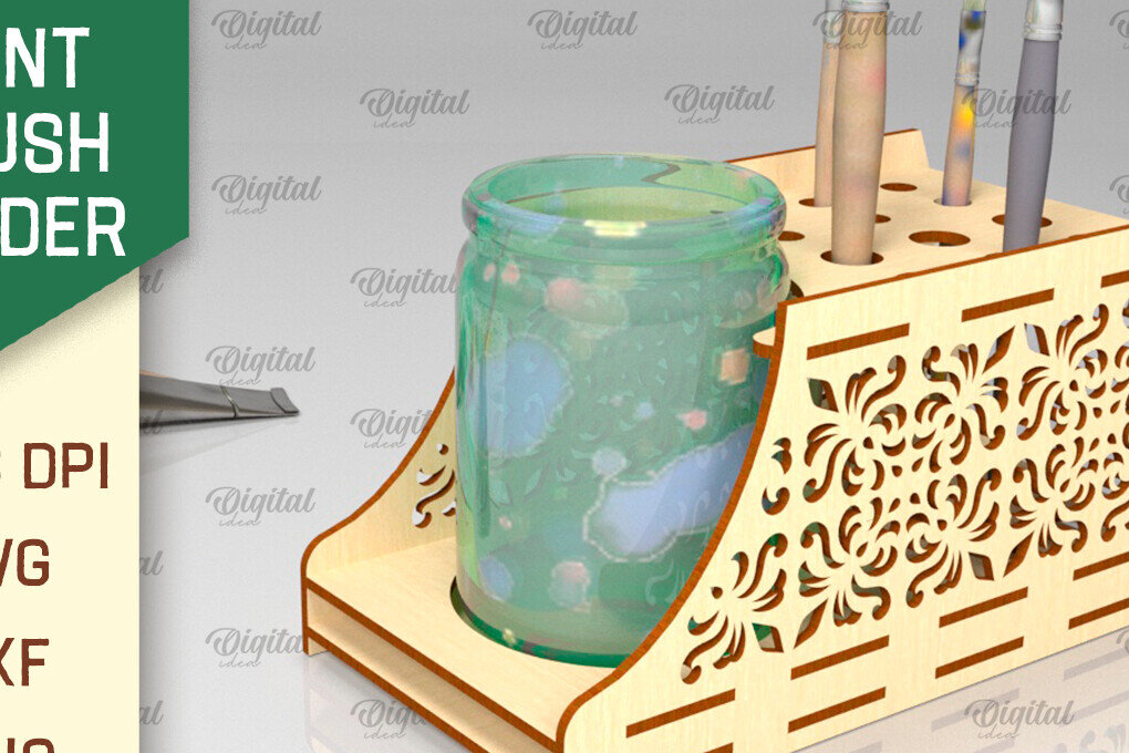 Intra απο ξύλο plywood 3mm-4mm πάχος – Στήριγμα πινέλου βαφής Δίασταση  20x20 cm INTRAFABR-98145461